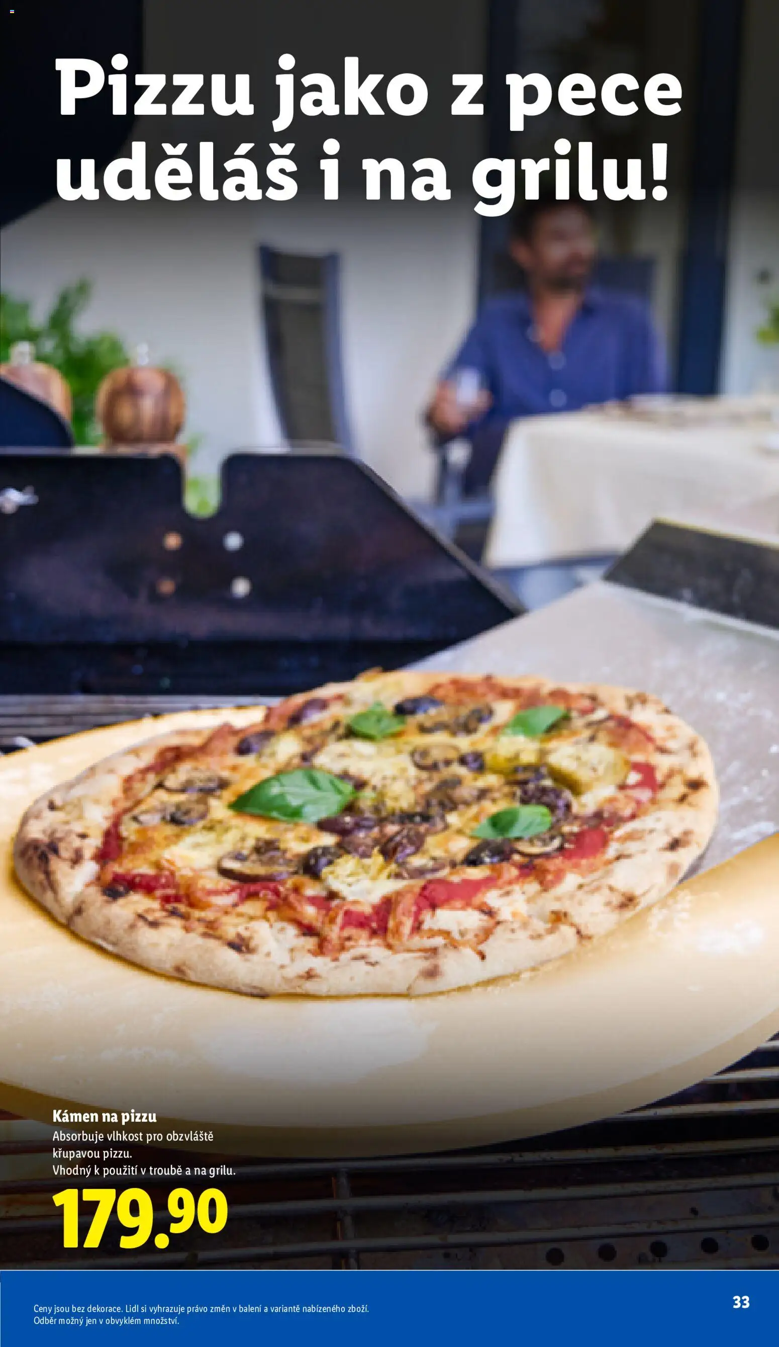 Lidl leták - Vše pro skvělé grilování od 05.05.2026 | Strana: 33 | Produkty: Pizza