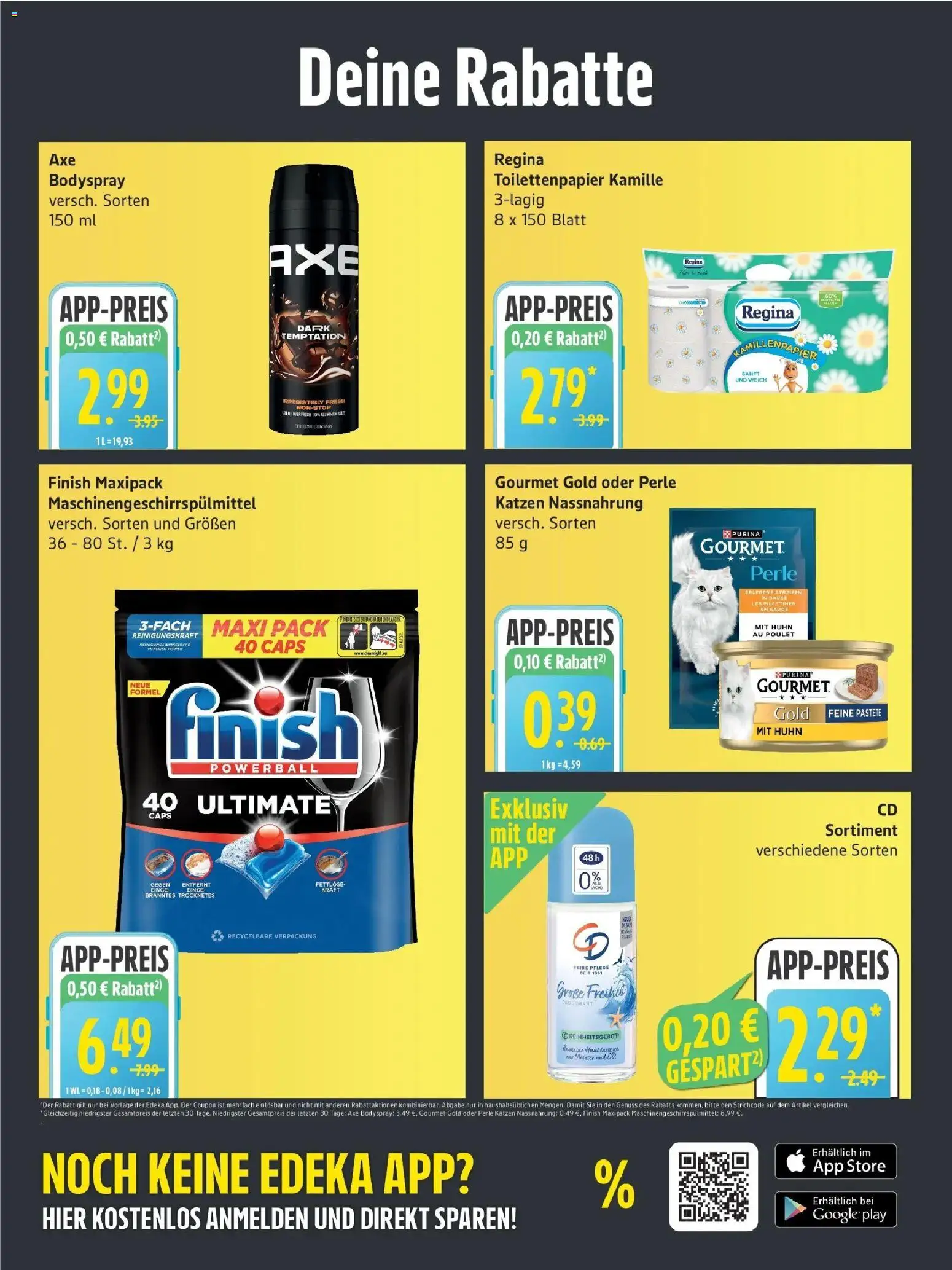 Edeka Prospekt Stralsund (ab 19.10.2026) » Angebote Online | Seite: 6 | Produkte: Finish, Toilettenpapier