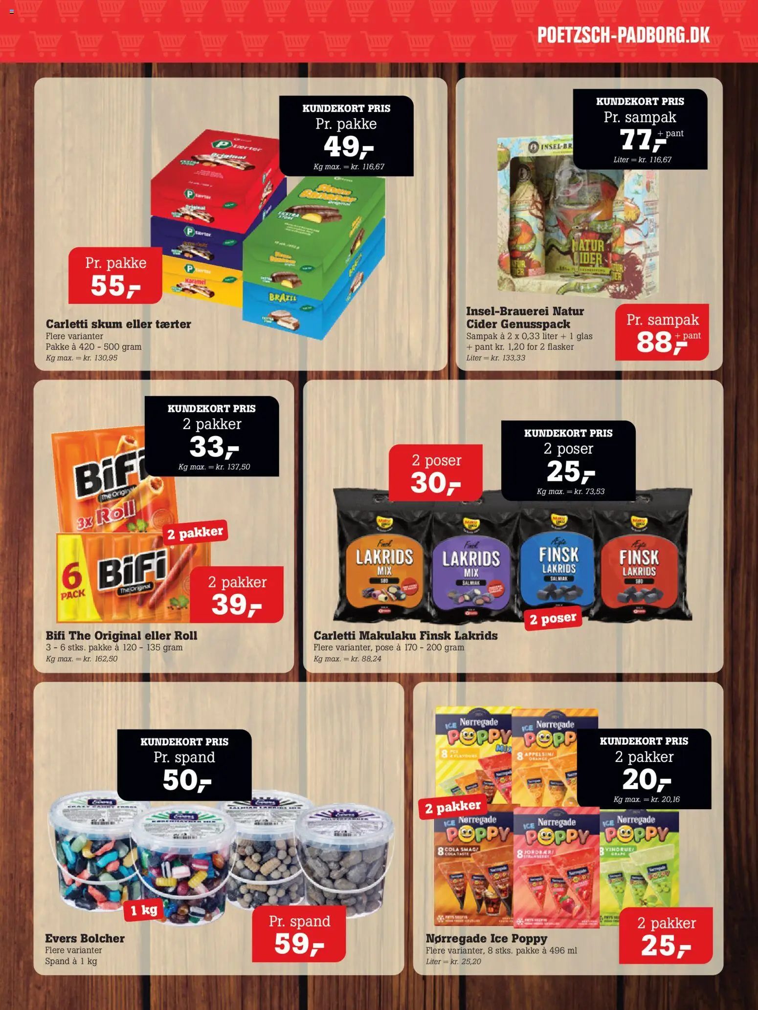 Poetzsch Padborg tilbudsavis – gyldig fra 30/07/2026 | Side: 13 | Produkter: Cider, Lakrids, Cola