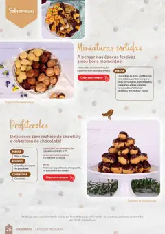 Pré-visualização Auchan Catálogo de Pastelaria válido de 08/04/2024 | Página: 26 | Produtos: Bolo, Castanhas, Chocolate, Creme