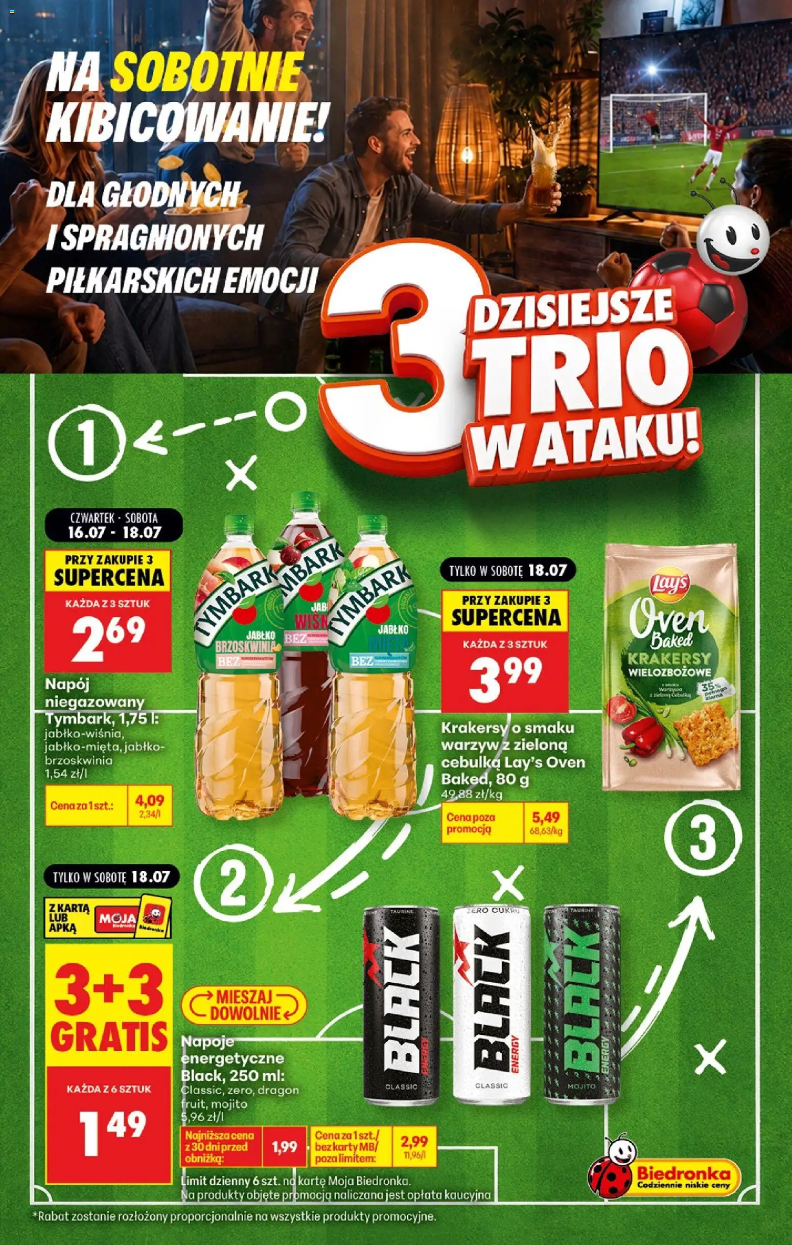 Biedronka gazetka - Football weekend od 16.07.2026 | Strona: 5 | Produkty: Brzoskwinia, Karta, Lays, Krakersy
