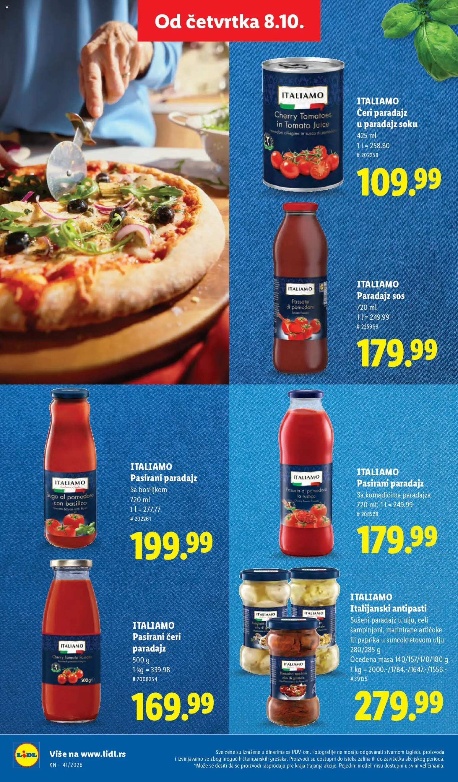 Lidl katalog - važi od 08.10.2026 | Strana: 56