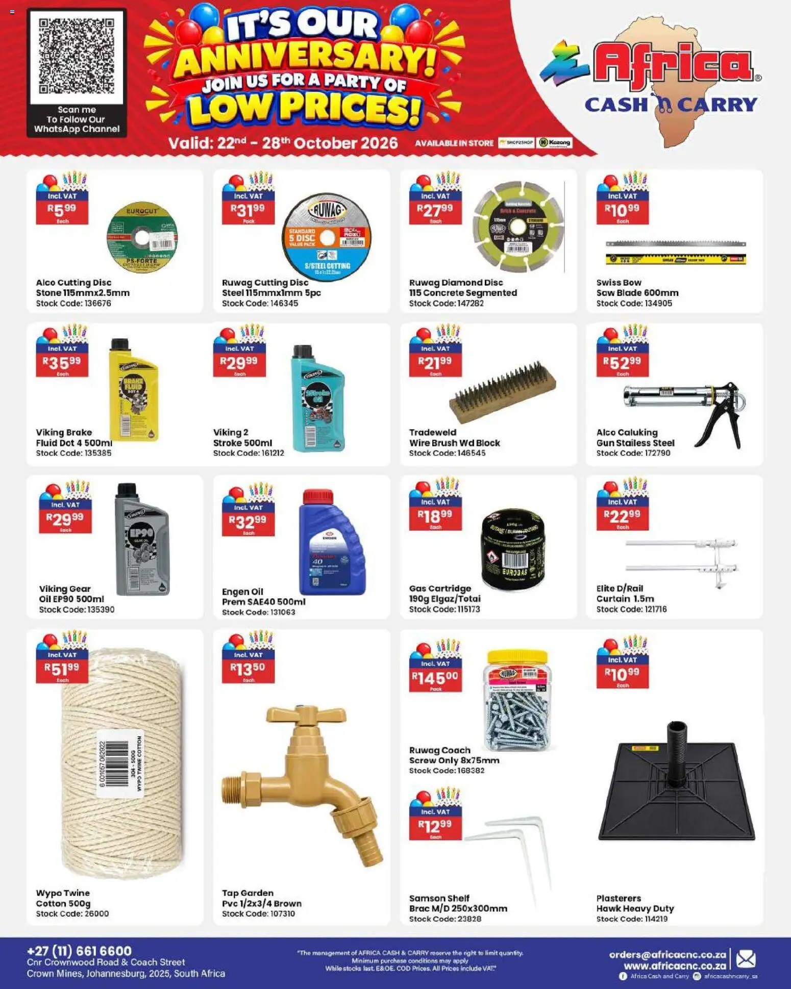 New Africa Cash & Carry catalogue – valid from 22/10/2026 | Page: 39