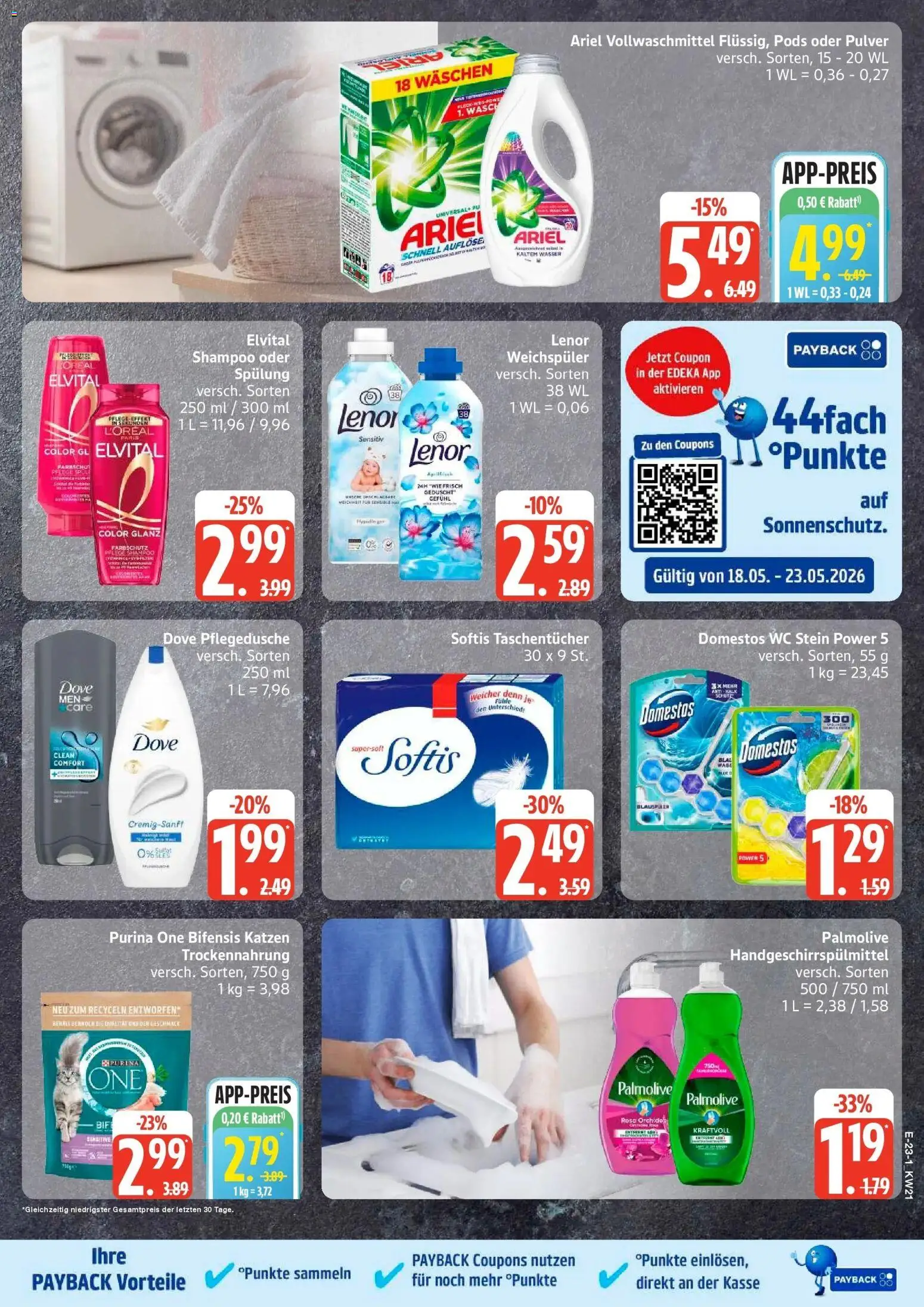 Marktkauf Prospekt Mölln	 – gültig ab 17.05.2026 | Seite: 23 | Produkte: Purina one, Orchidee, Shampoo, WC Stein