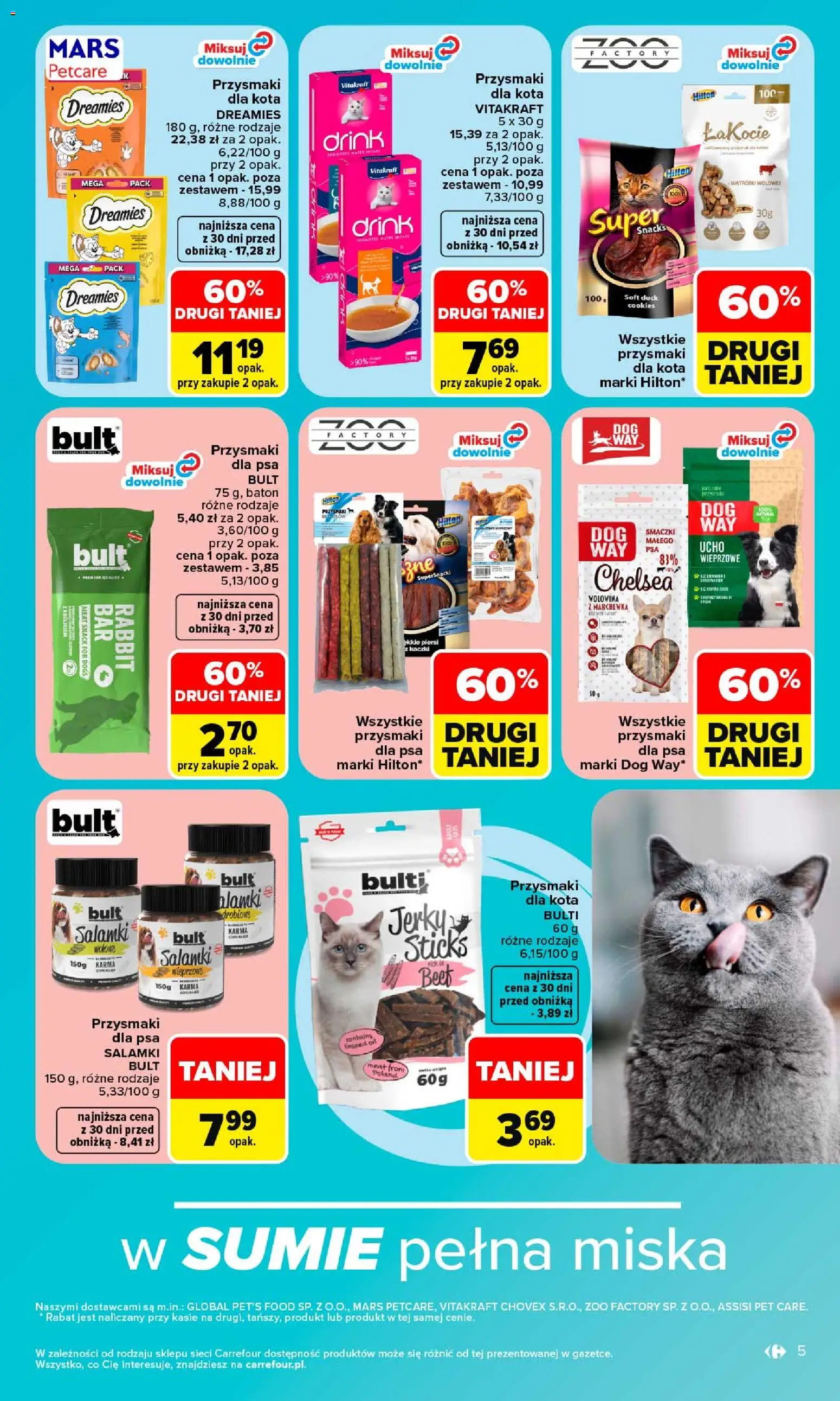 Carrefour gazetka - Pupilove od 14.09.2026 | Strona: 7 | Produkty: Piersi, Baton, Marchewka, Karma