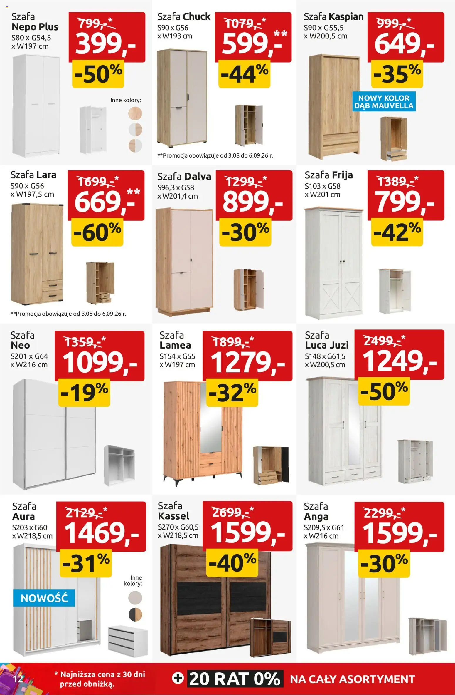 Black Red White promocje od 24.08.2026 | Strona: 12 | Produkty: Szafa