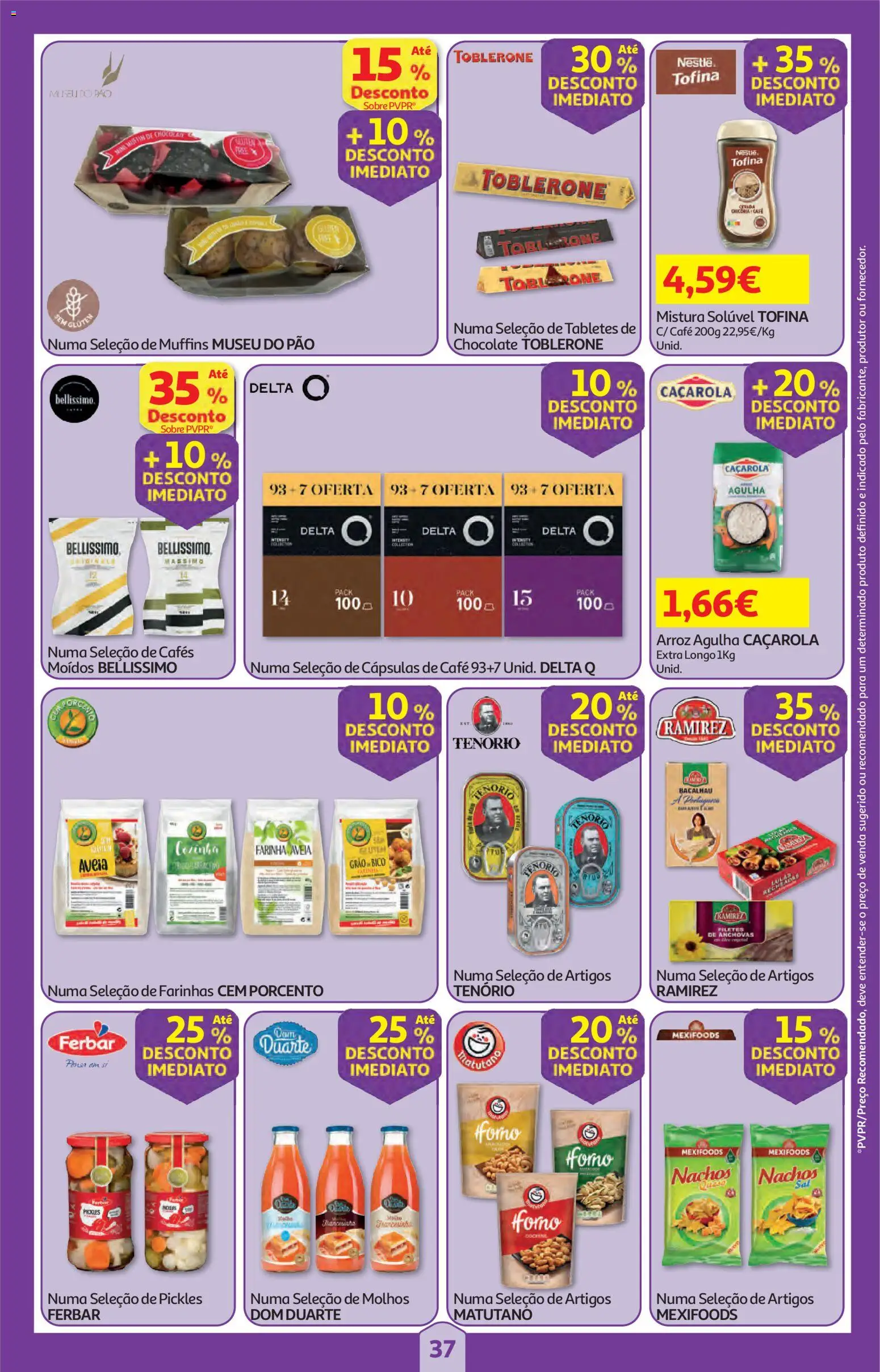 Auchan folheto │ válido de 07.05.2026 | Página: 37 | Produtos: Aveia, Pão, Café, Arroz