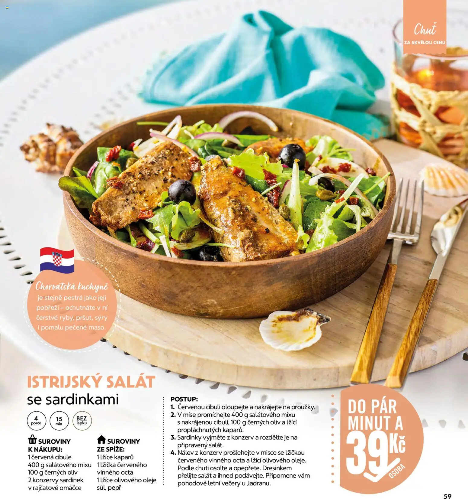 Albert magazín od 01.07.2026 | Strana: 59 | Produkty: Oleje, Lžíce, Salát, Sardinky