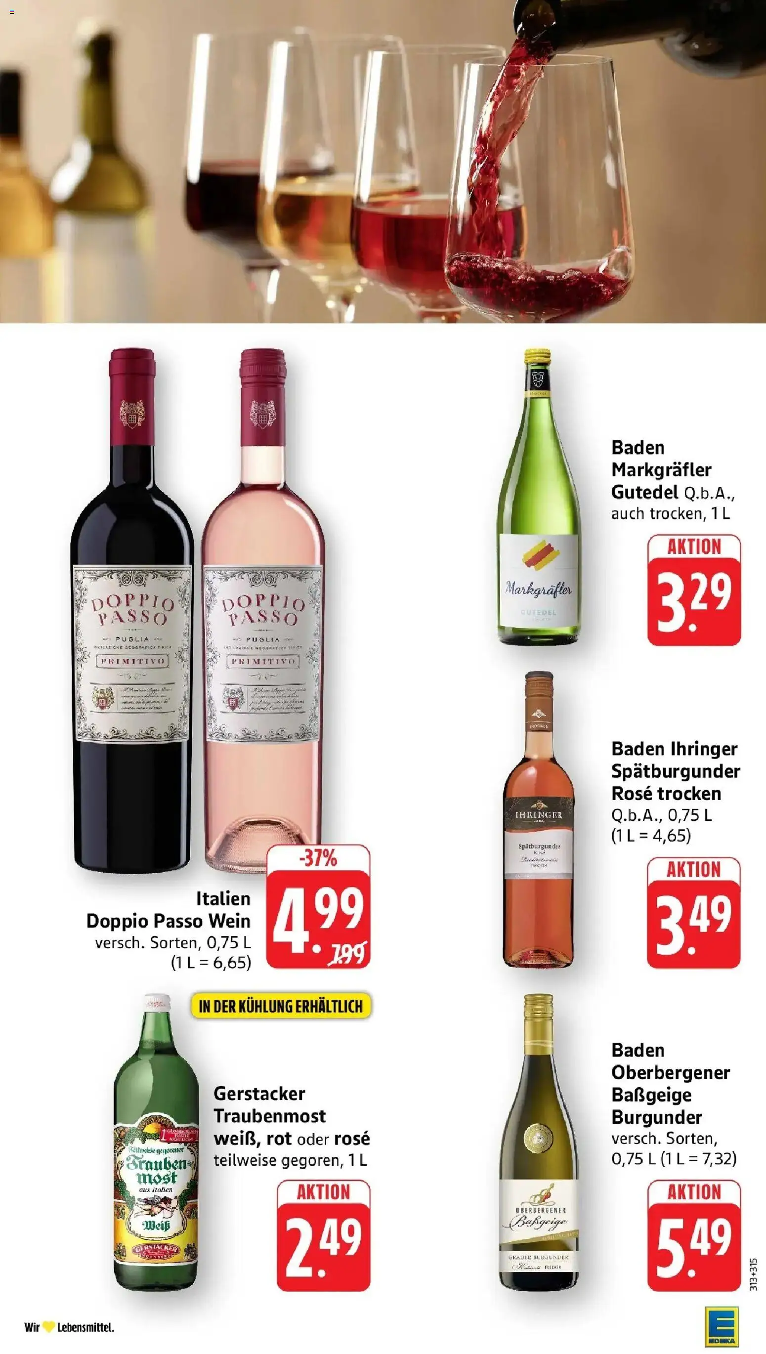 Edeka Prospekt Singen (ab 17.08.2026) » Angebote Online | Seite: 32 | Produkte: Doppio Passo, Wein