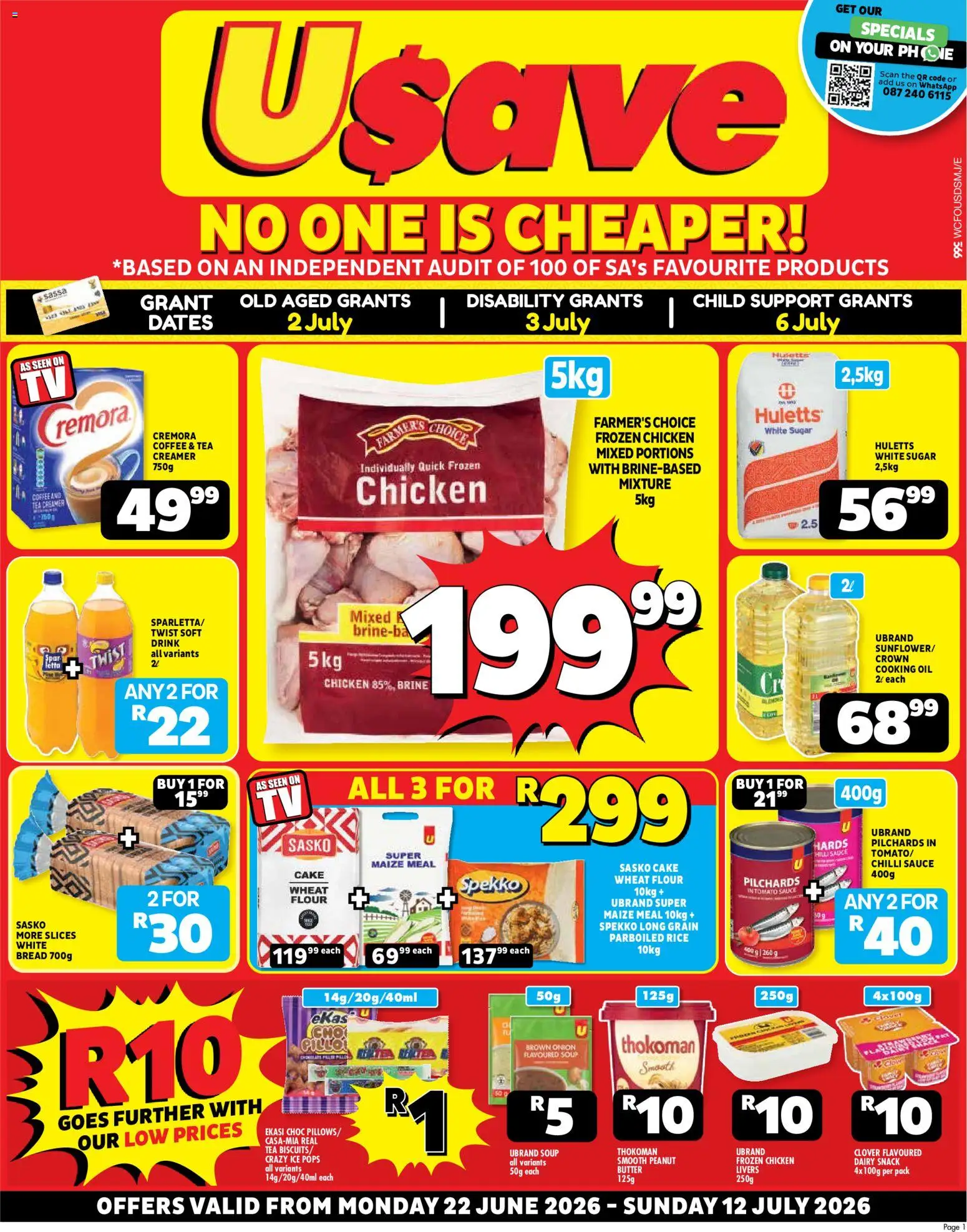 Western Cape - Specials (22/06/2026