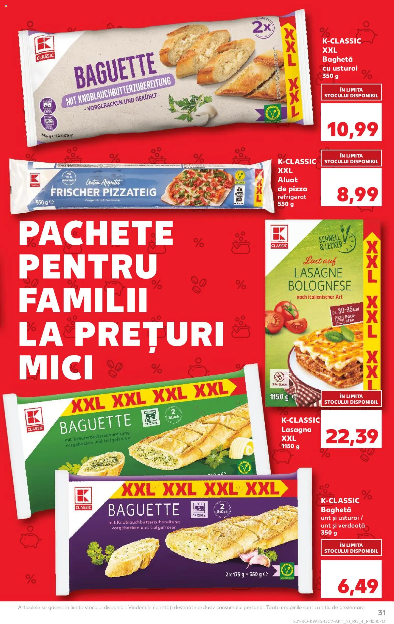Noul catalog Kaufland – valabil de la 17.06.2026 | Pagină: 31 | Produse: Mici, Aluat, Unt, Usturoi
