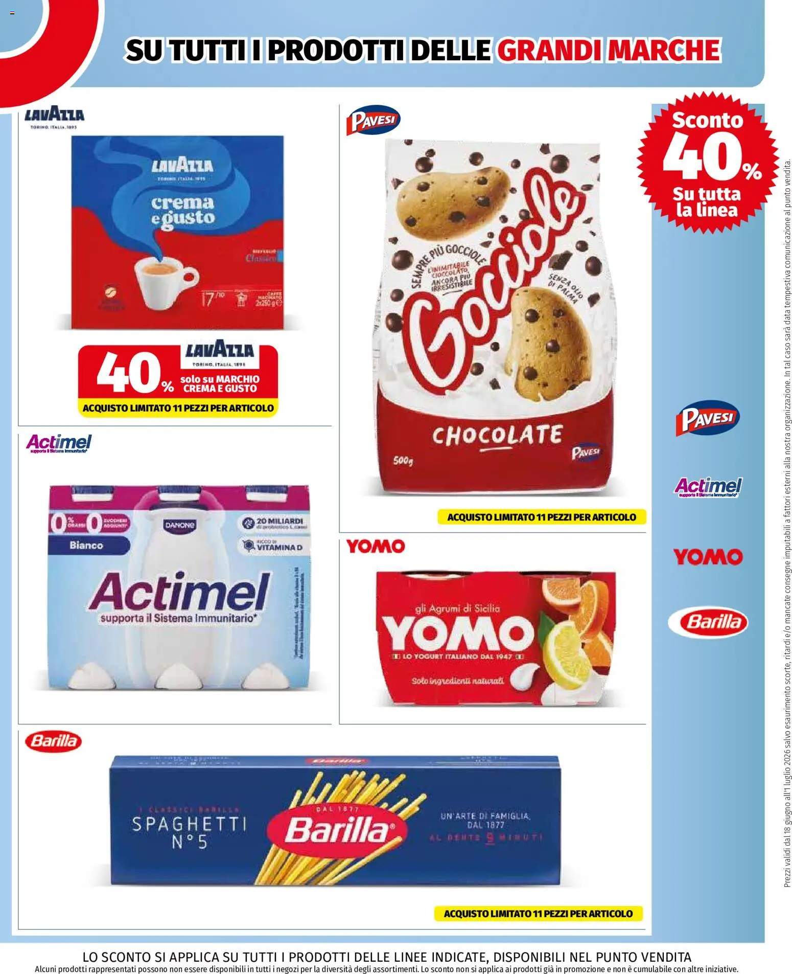 Volantino COOP del 18.06.2026 | Pagina: 3 | Prodotti: Crema, Yogurt, Olio, Lavazza