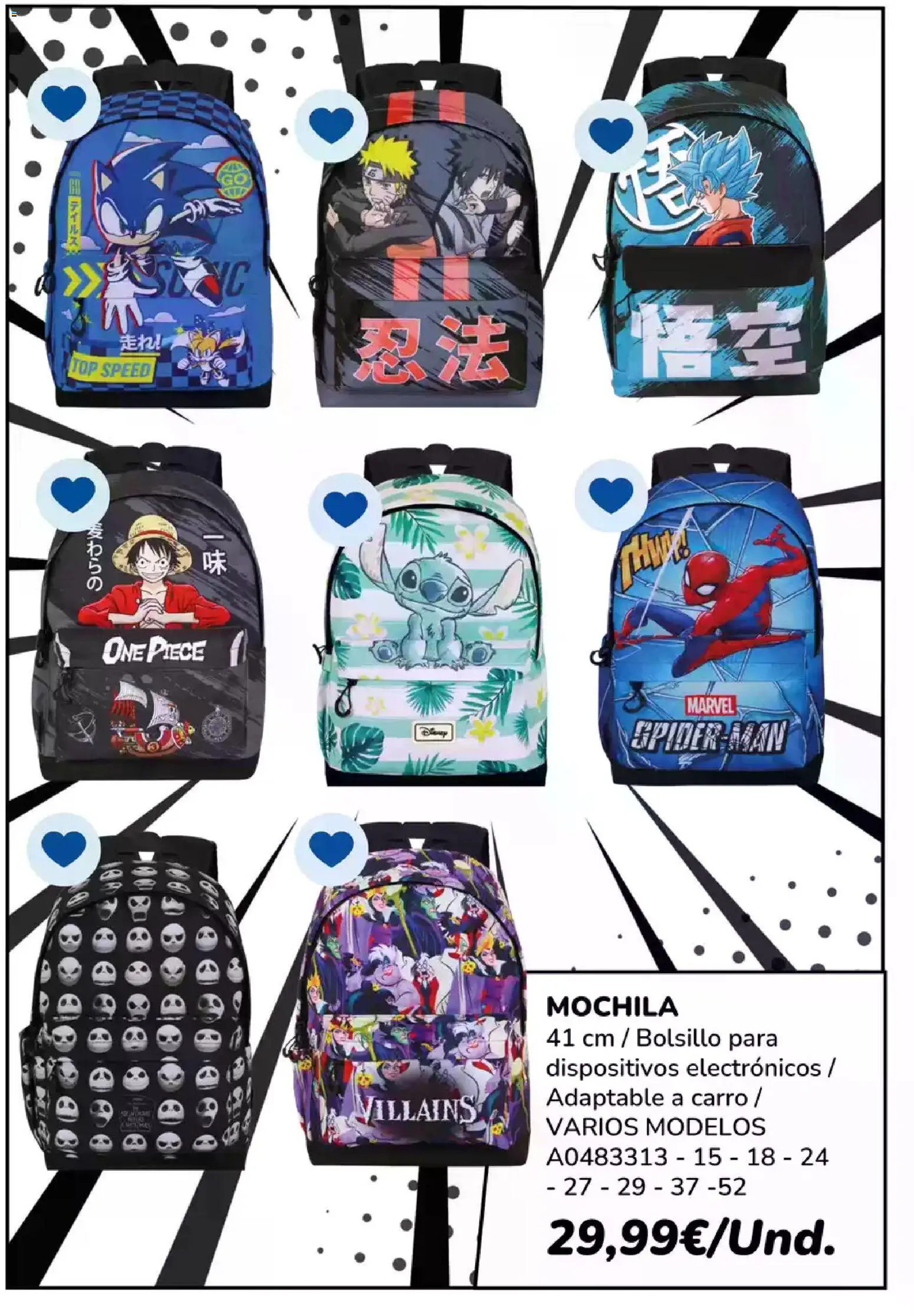Juguettos Fan zone │ válido desde el 05/10/2026 | Página: 24 | Productos: Mochila