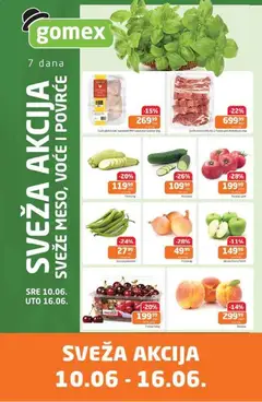 Gomex katalog Sveža akcija - pregled Gomex kataloga - važi od 10.06.2026