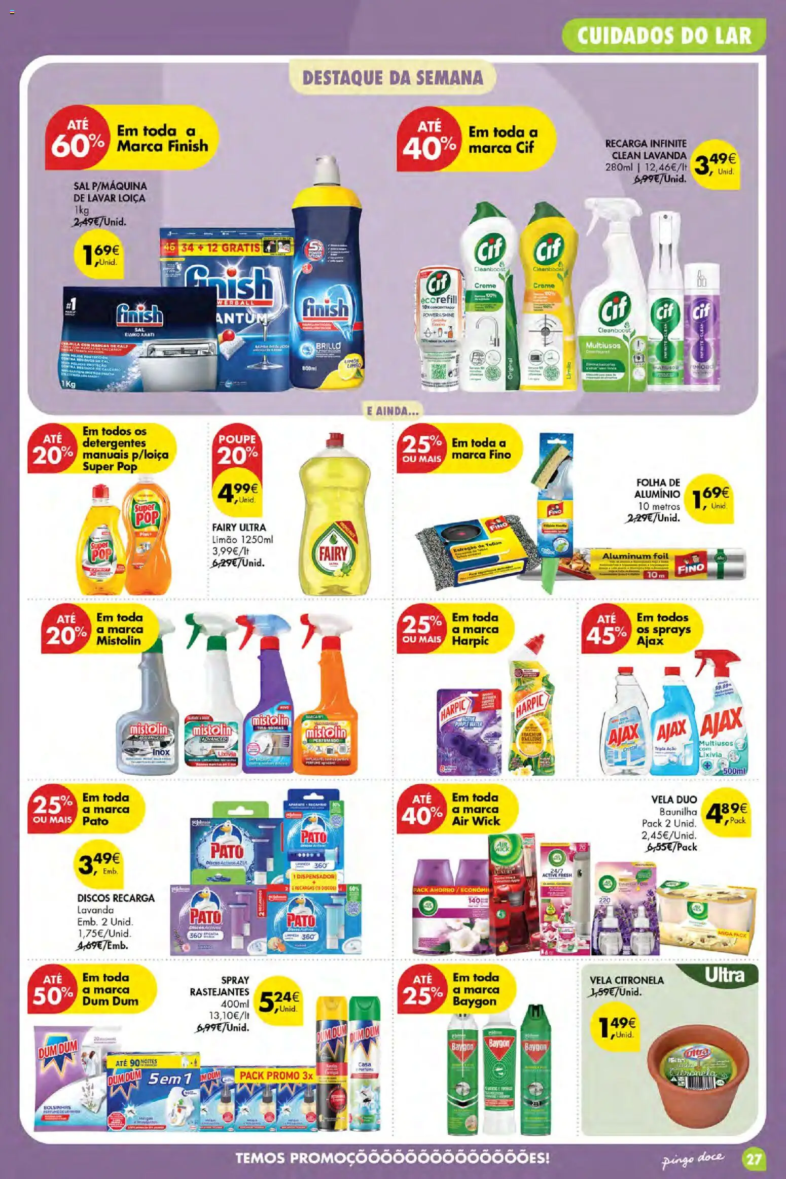 Pingo Doce folheto Poupe Esta Semana Açores │ válido de 08/10/2026 | Página: 27 | Produtos: Baunilha, Pato, Sal, Creme