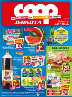 COOP Jednota leták platný od 11.06.2026
