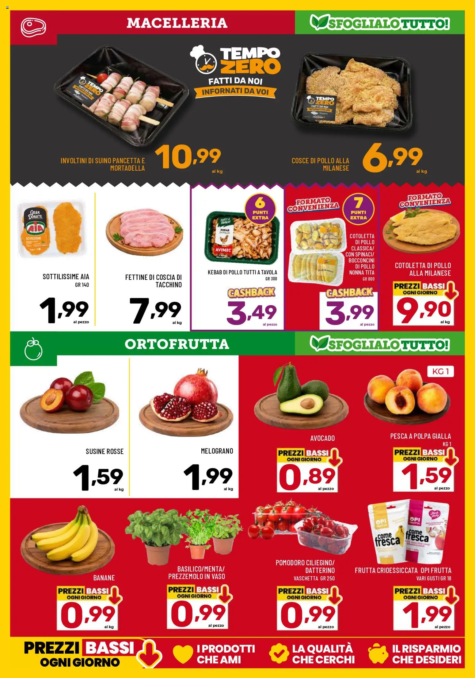 Volantino Il Centesimo del 22/09/2026 | Pagina: 5 | Prodotti: Banane, Frutta, Pesca, Prezzemolo