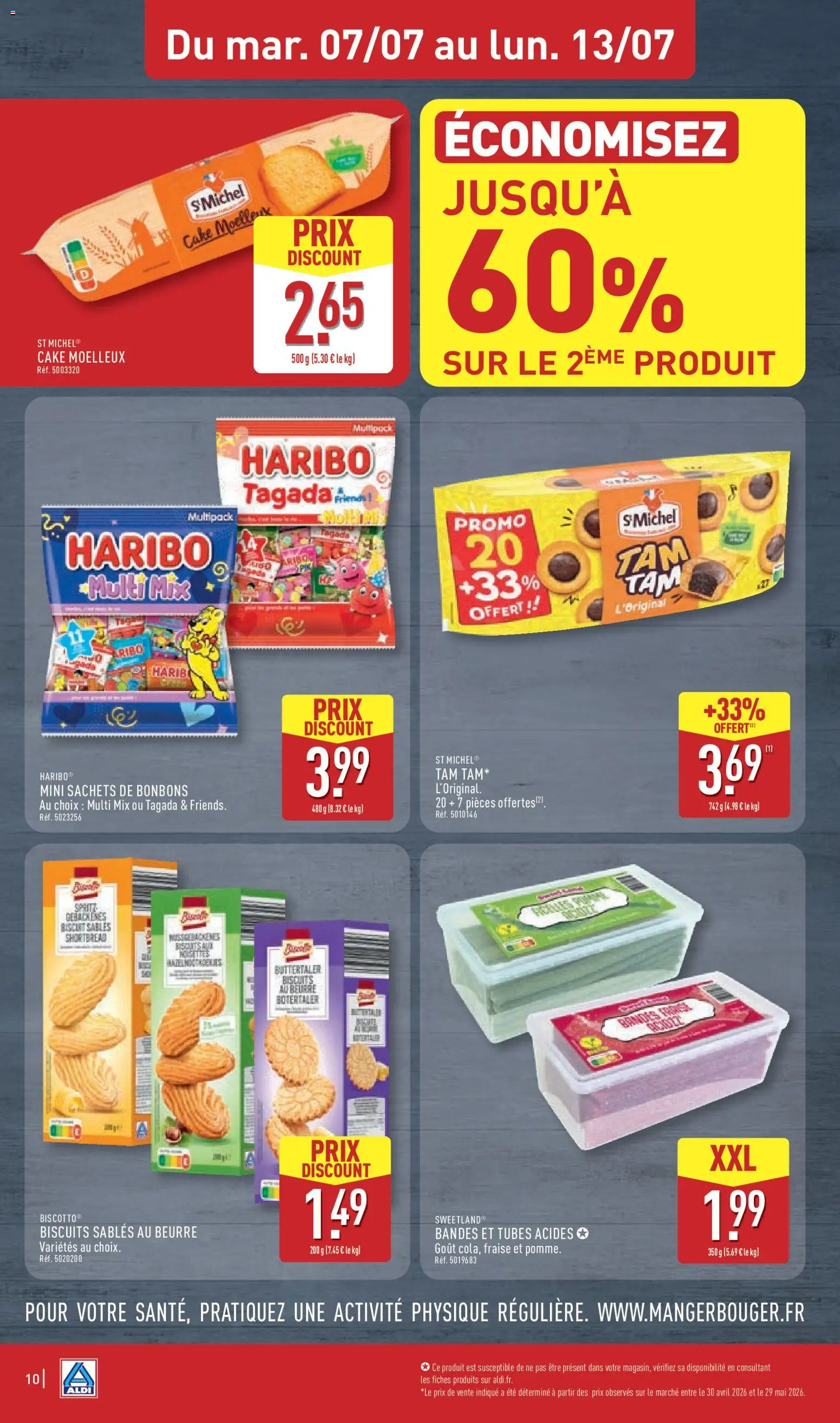 {H1} | Page: 12 | Produits: Fraise, Bonbons Haribo, Beurre, Bonbons