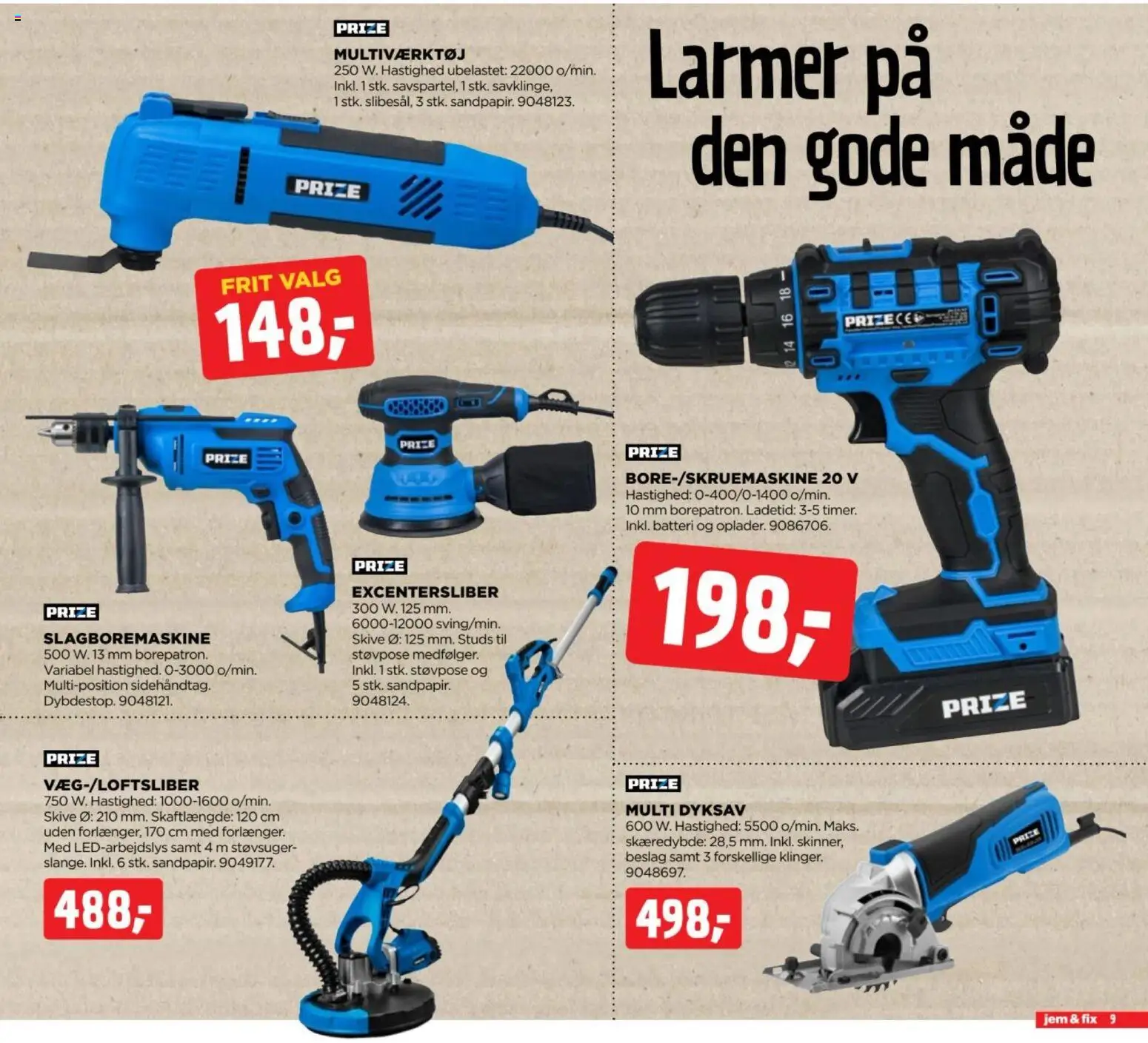 Jem & fix tilbudsavis – gyldig fra 30/08/2026 | Side: 9 | Produkter: Støvsuger, Batteri