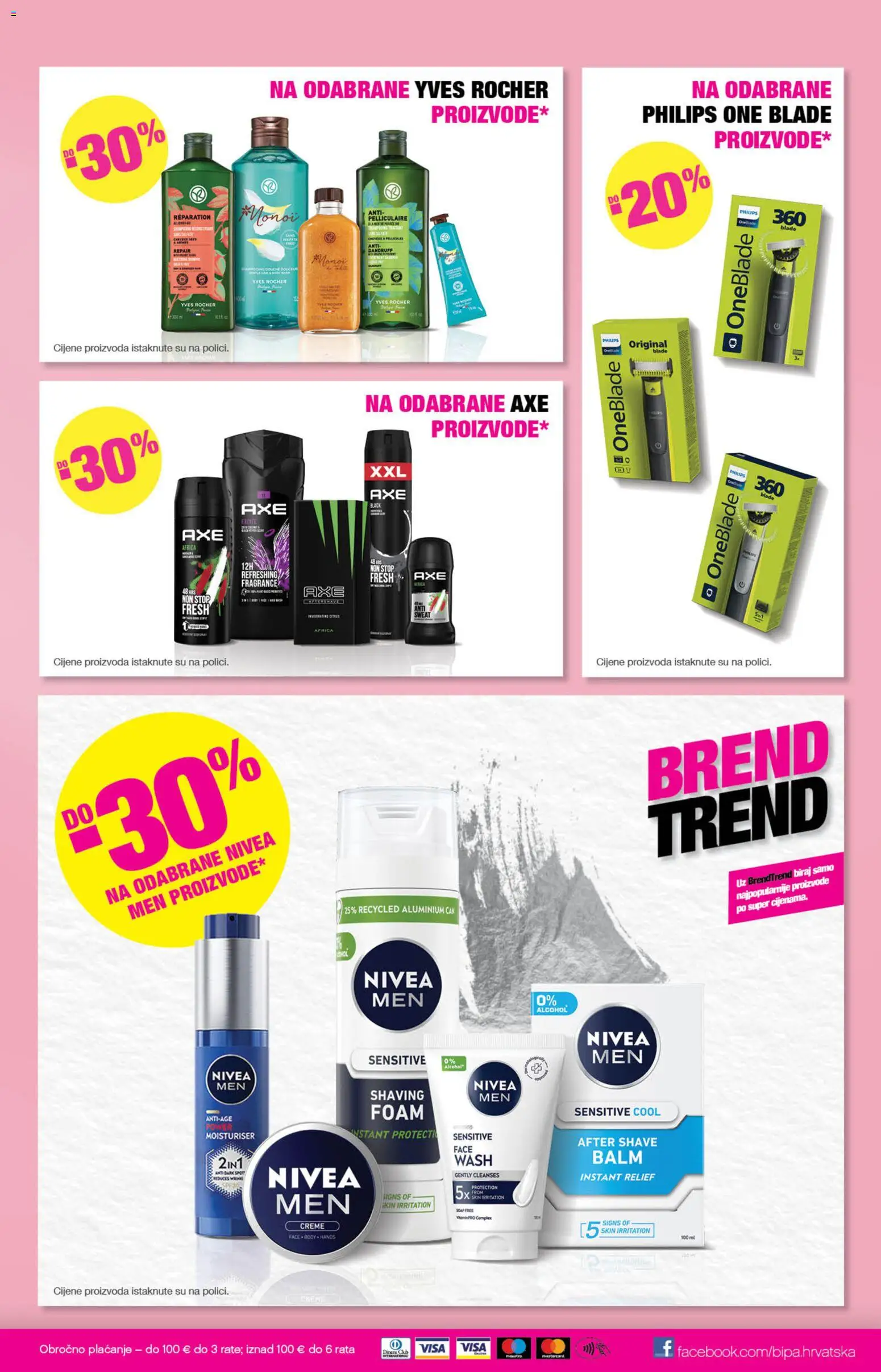Bipa katalog | vrijedi od 29.10.2026 | Stranica: 15 | Proizvodi: Nivea, Axe