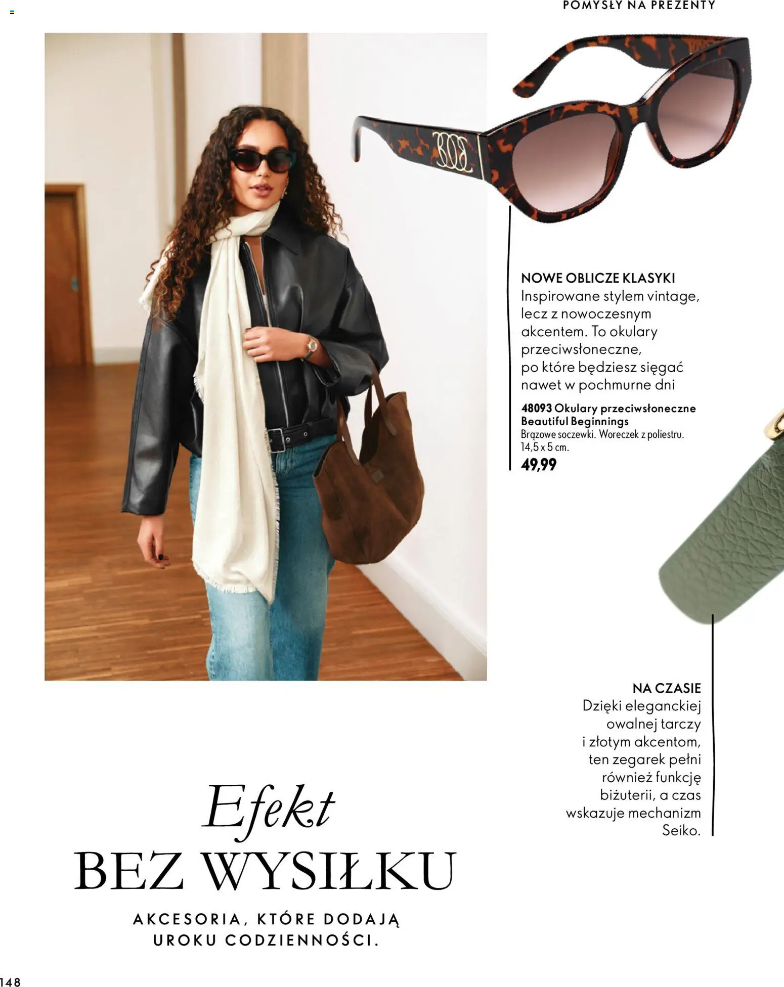 Oriflame Katalog 14 2026 od 30.09.2026 | Strona: 148 | Produkty: Zegarek, Okulary, Okulary przeciwsłoneczne