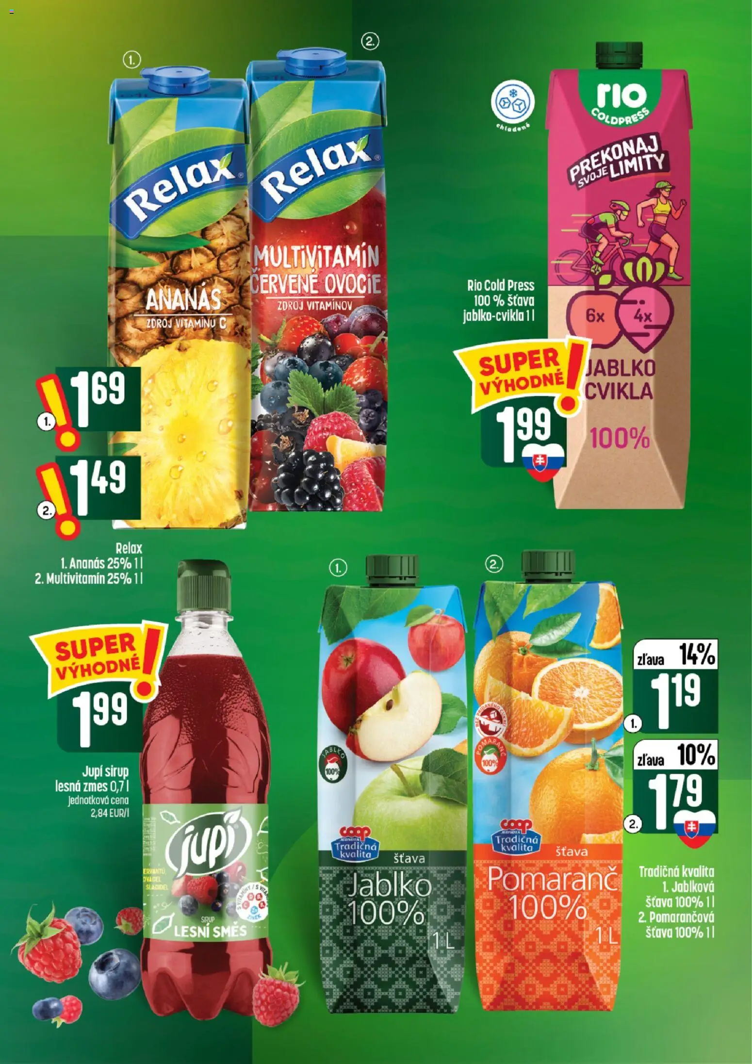 Nové COOP Jednota akcie – leták je platný od 13.08.2026 | Strana: 51 | Produkty: Ananás, Cvikla, Šťava, Ovocie