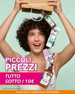 Anteprima del volantino Yves Rocher catalogo Piccoli Prezzi valido a partire dal 31/08/2026