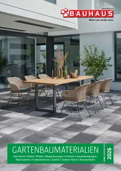 Bauhaus Gartenbaumaterialien ab 01.04.2026 gültig