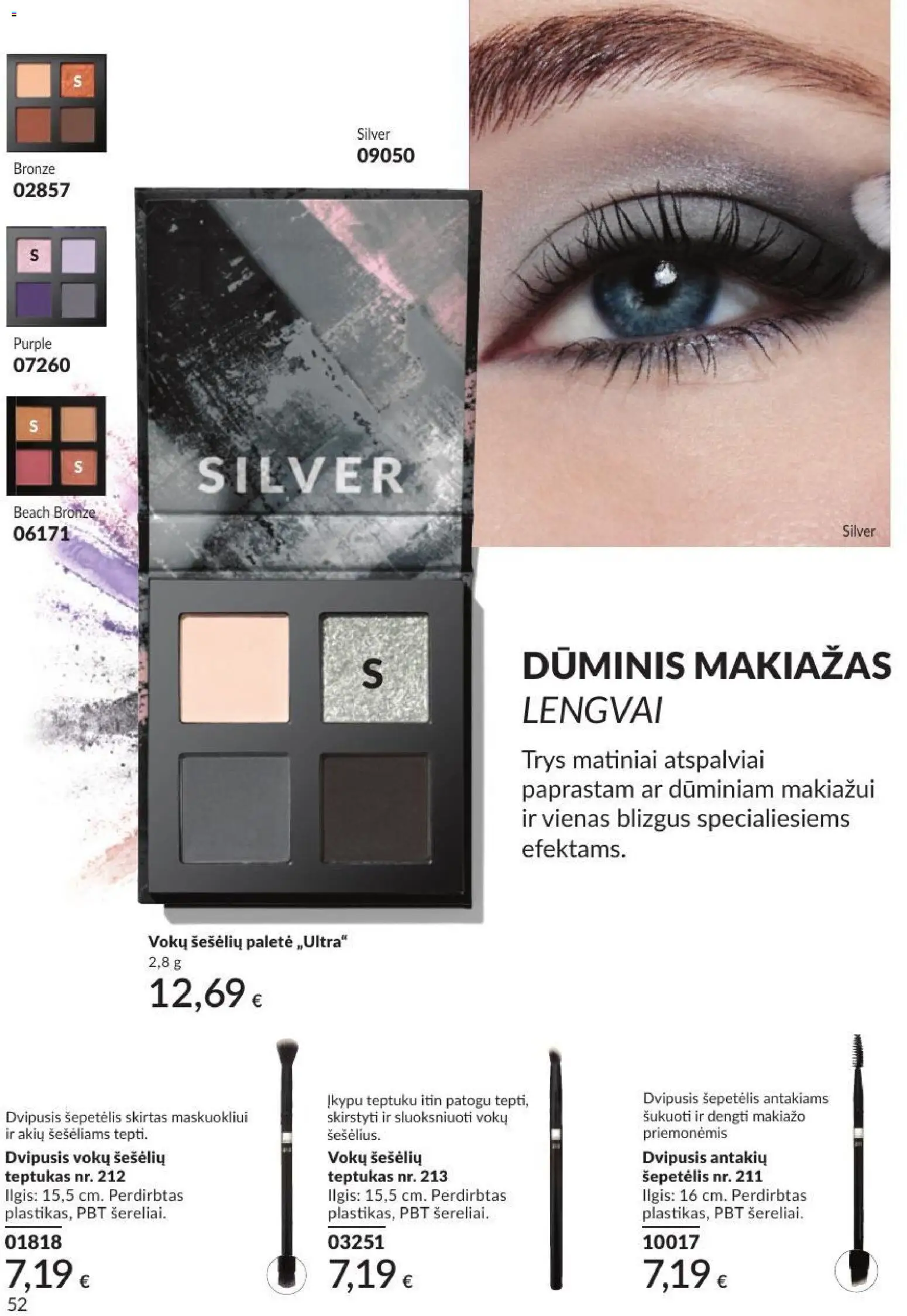AVON akcijos nuo 2026.09.01 | Puslapis: 52 | Prekių: Makiažas, Šepetėlis, Teptukas
