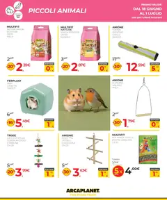 Anteprima del volantino Arcaplanet volantino valido a partire dal 18/06/2026 | Pagina: 28 | Prodotti: Banane, Frutta, Altalena, Gioco