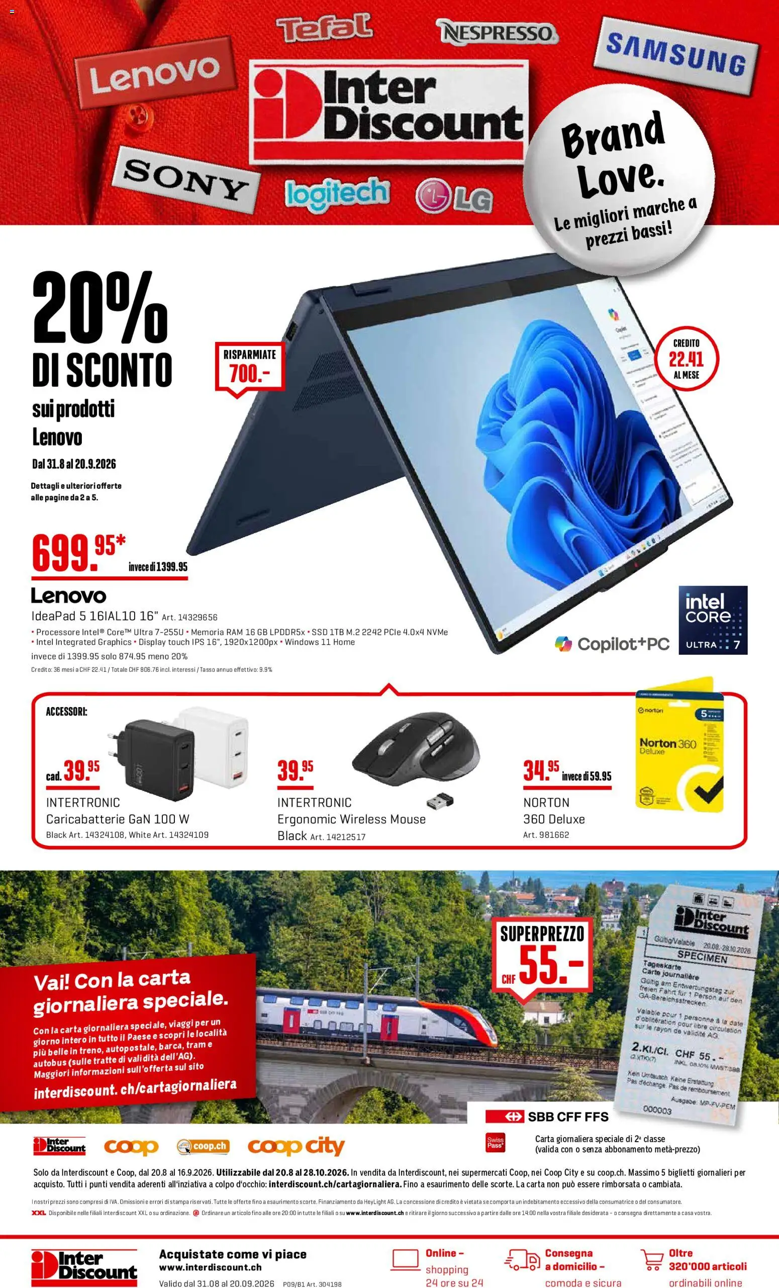 Interdiscount aktionen IT – gültig ab 31.08.2026 | Seite: 1