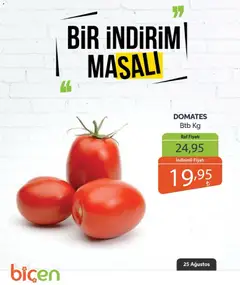 25 Ağustos 2026 tarihinden itibaren geçerli olan Biçen Market kataloğu önizlemesi