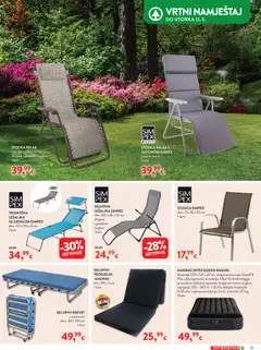 Interspar Apartmani - Pregled kataloga iz trgovine Interspar, vrijedi od 15.04.2026 | Stranica: 13 | Proizvodi: Krevet, Madrac, Ležaljka, Stolica