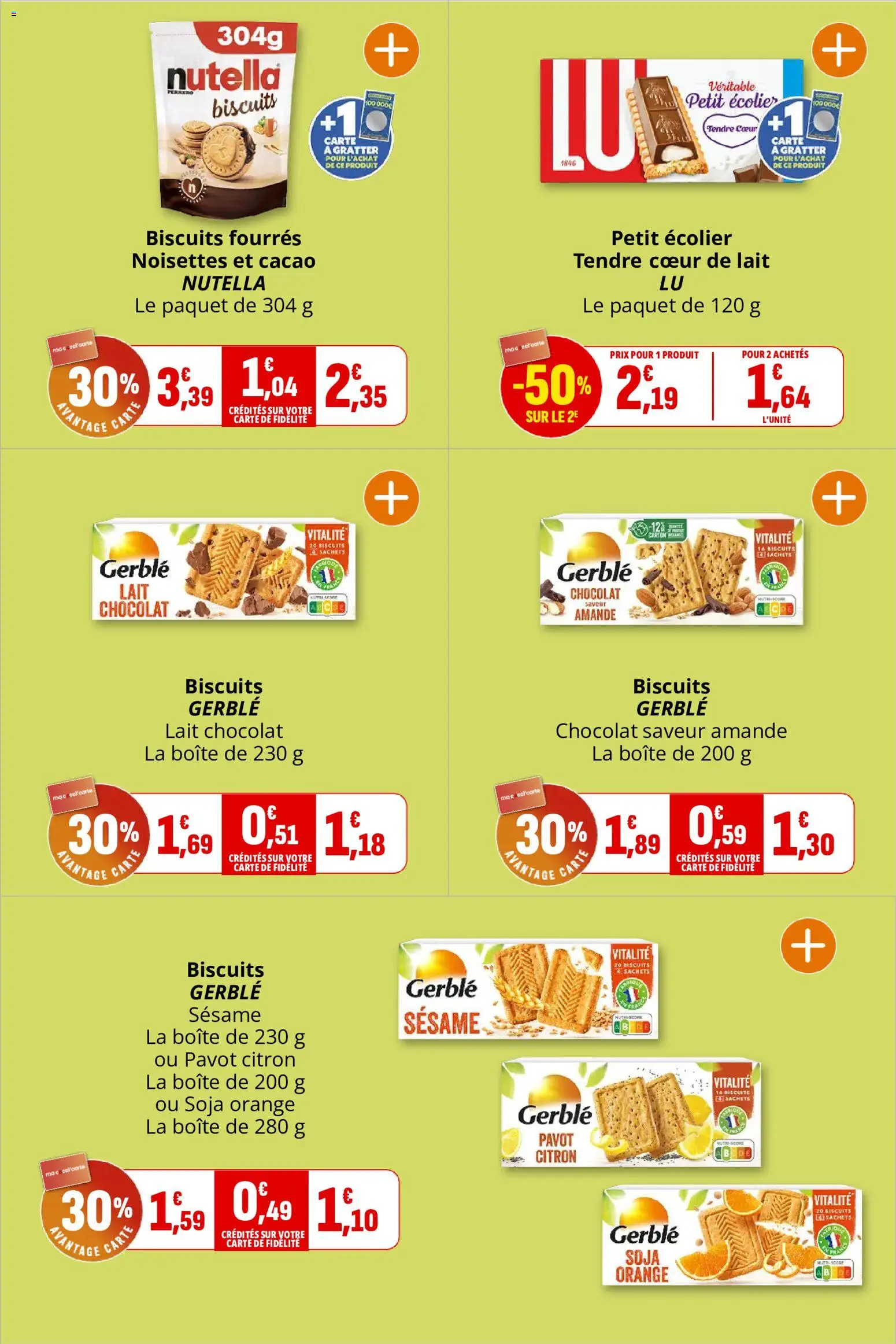 {H1} | Page: 22 | Produits: Citron, Orange, Noisettes, Lait