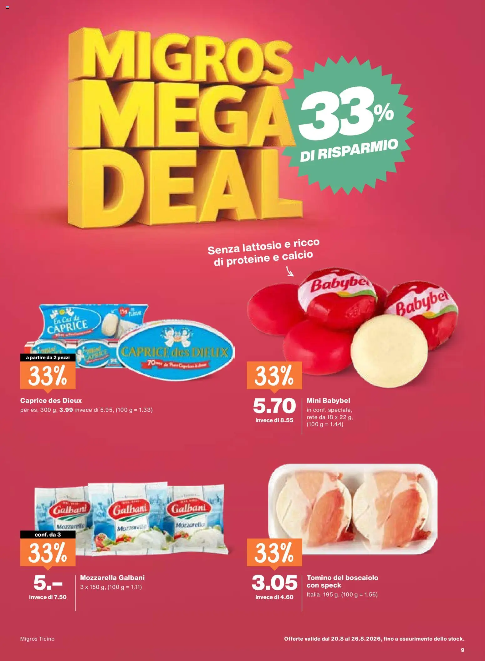 Migros aktionen IT – gültig ab 20.08.2026 | Seite: 9