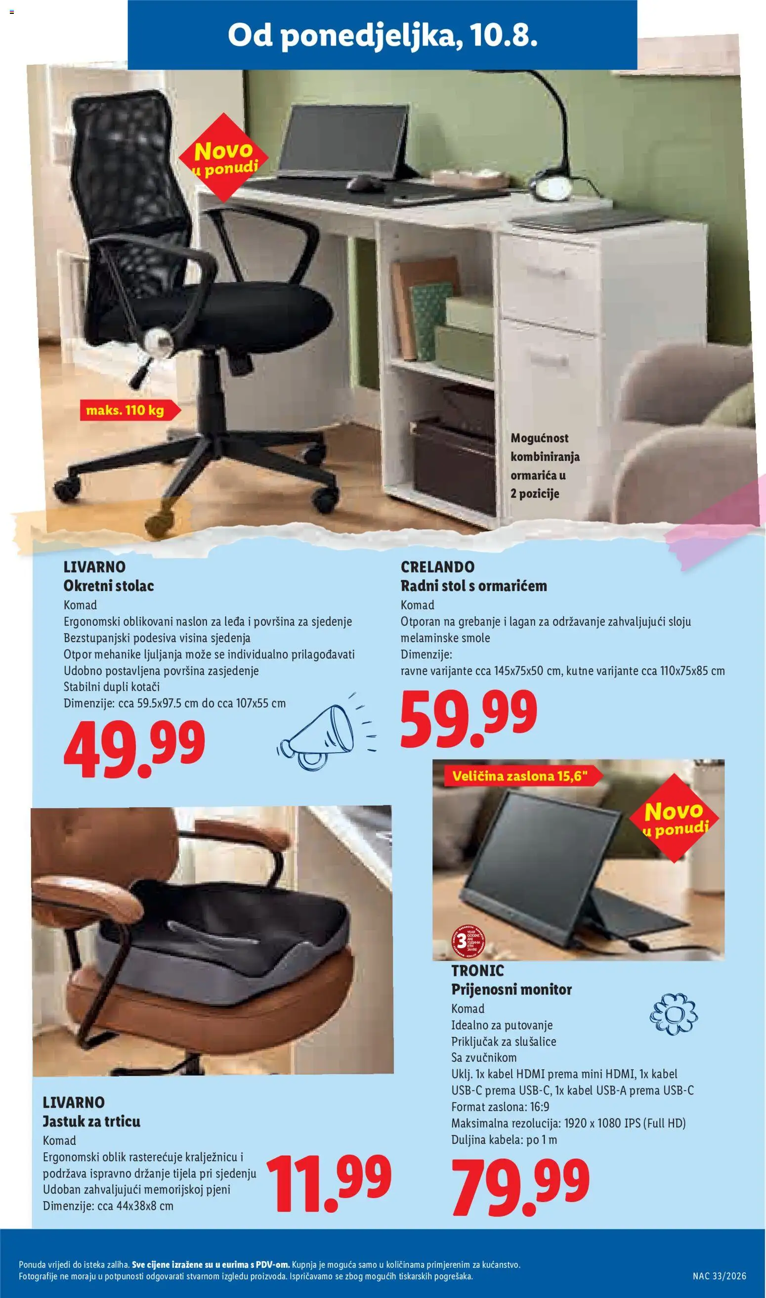 Lidl katalog | vrijedi od 10.08.2026 | Stranica: 33