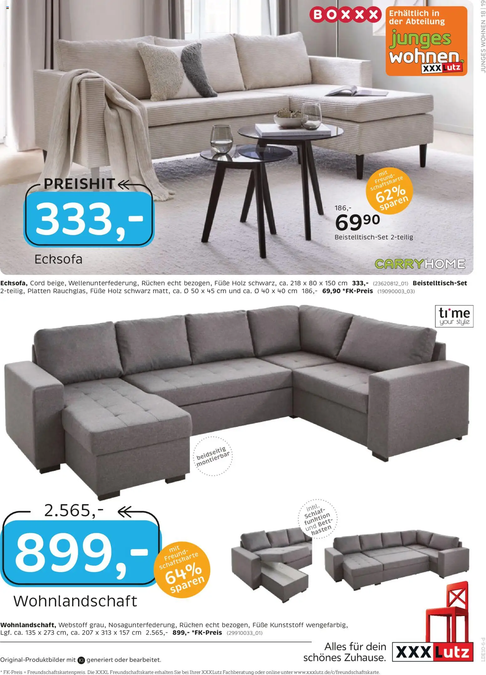 XXXLutz Nr. 1 beim Preis – gültig ab 17.10.2026 | Seite: 19 | Produkte: Neff, Einbauküche, Barhocker, Backofen