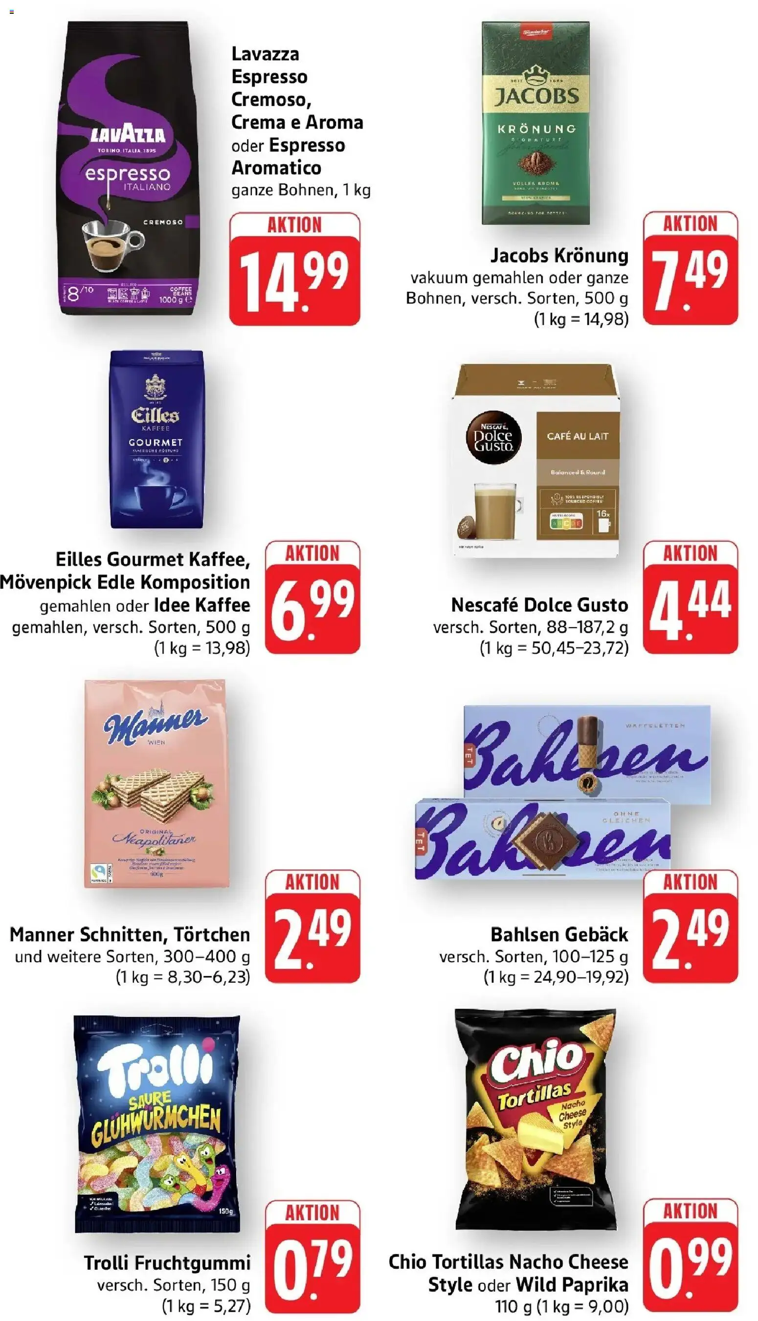nah & gut Prospekt Offenburg-Zunsweier – gültig ab 14.06.2026 | Seite: 6 | Produkte: Lavazza, Idee kaffee, Kaffee, Chips