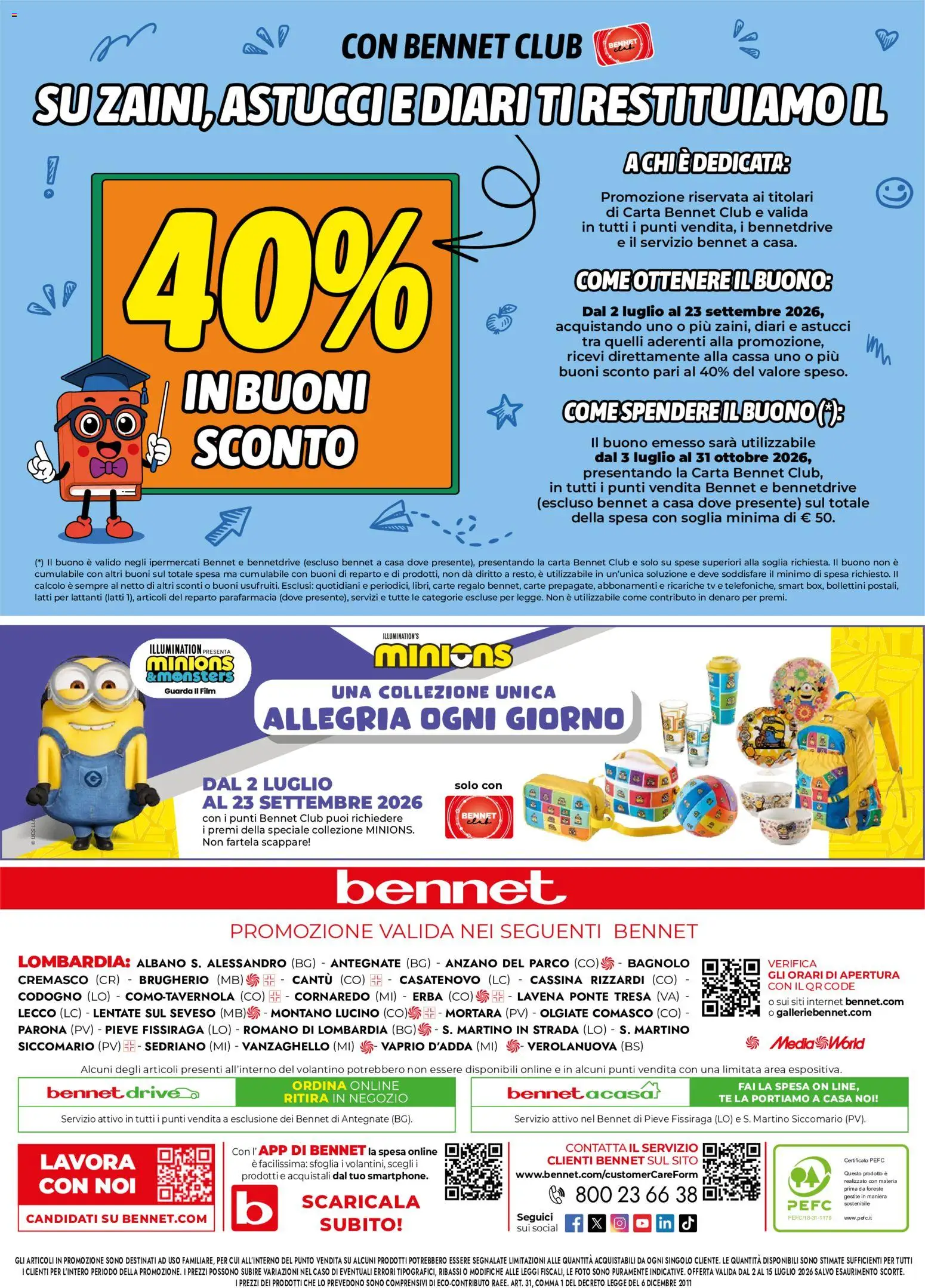 Volantino bennet del 02/07/2026 | Pagina: 32 | Prodotti: Tè, TV