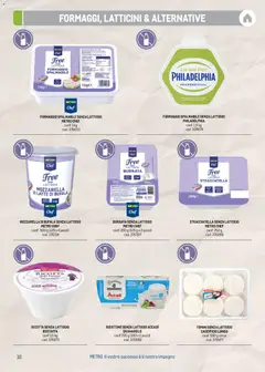 Anteprima del volantino Metro volantino Free From valido a partire dal 17/08/2026 | Pagina: 10 | Prodotti: Latte, Formaggio, Ricotta senza lattosio, Burrata