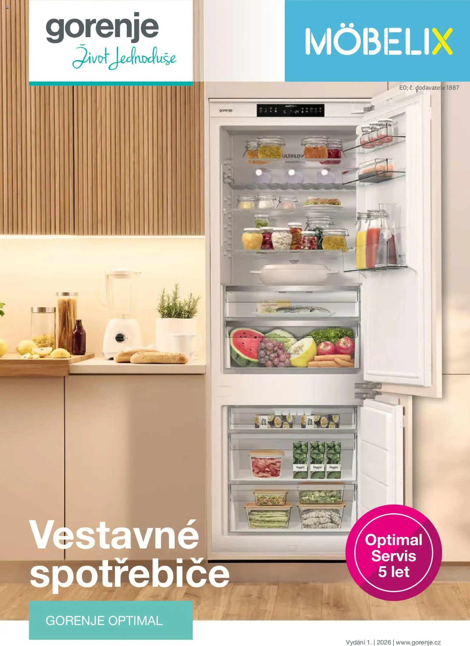 Möbelix leták - Gorenje od 01.01.2026 | Strana: 1