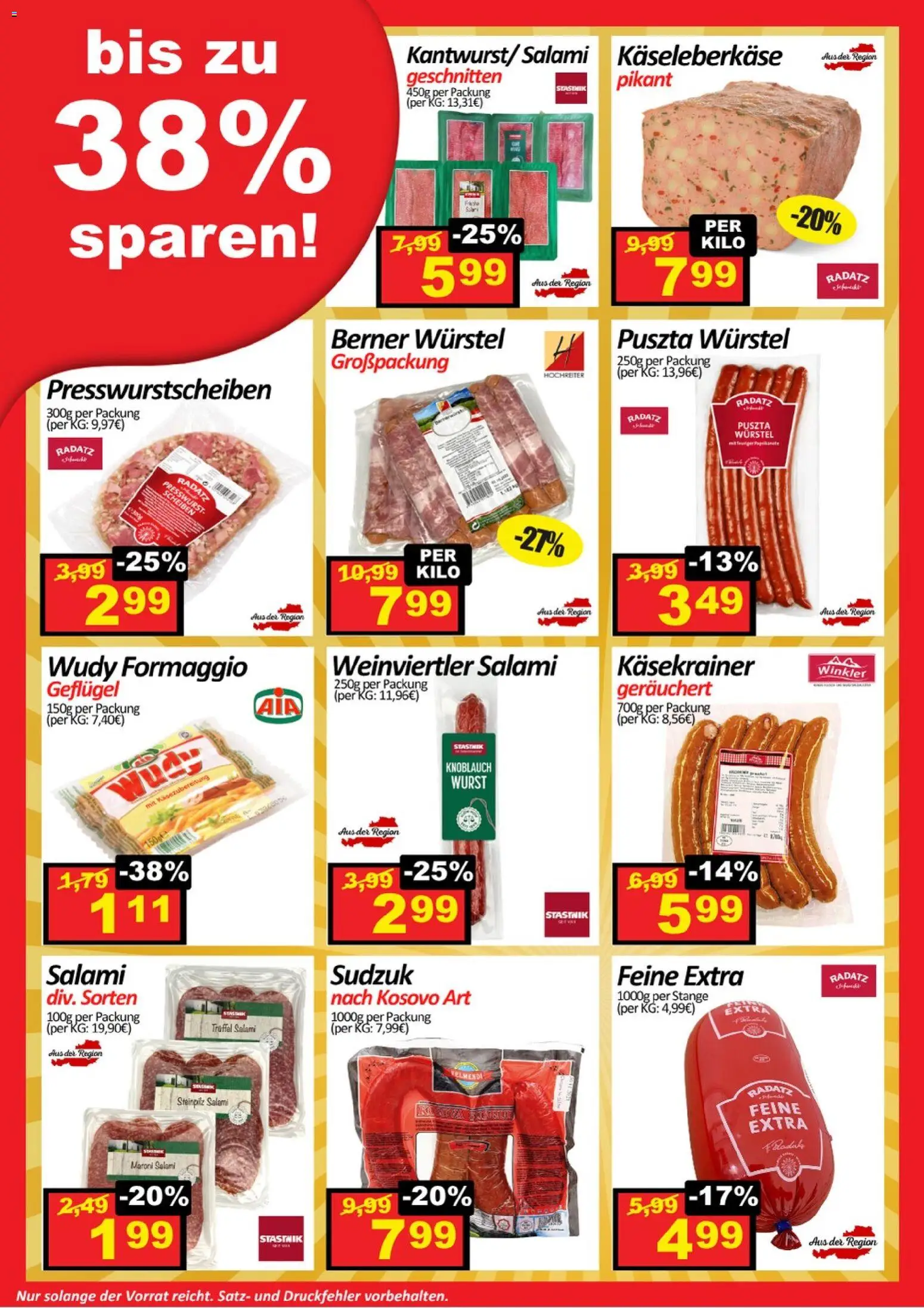 Wurstico Abholmarkt Flugblatt gültig ab 07.05.2026 | Seite: 2 | Produkte: Wurst, Knoblauch, Salami