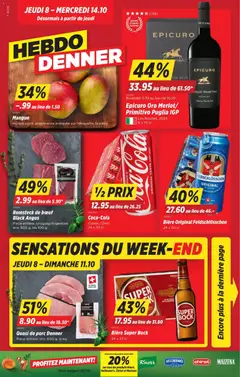 Denner aktionen FR ab 08.10.2026 gültig