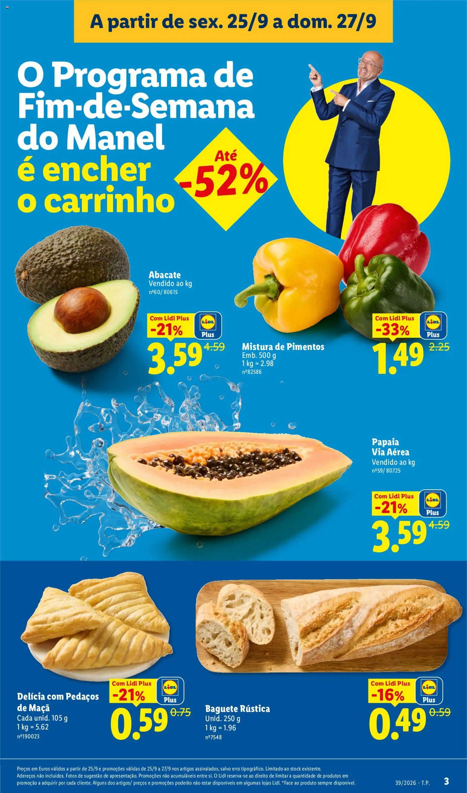 Lidl Promoções Fim de Semana │ válido de 25/09/2026 | Página: 3