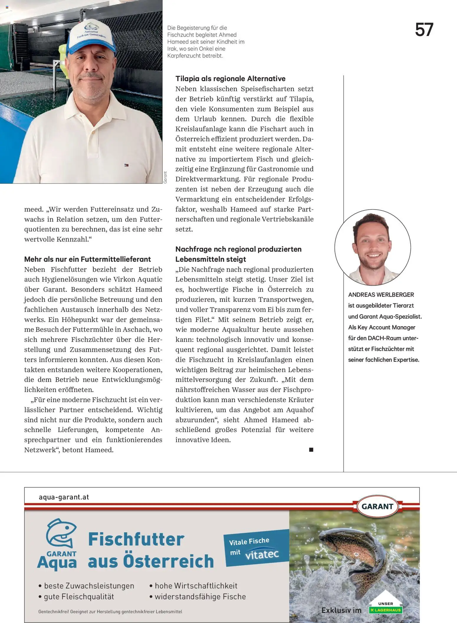 Lagerhaus Unser Land Oktober 2026 gültig ab 01.10.2026 | Seite: 57 | Produkte: Wasser, Lebensmittel, Fisch