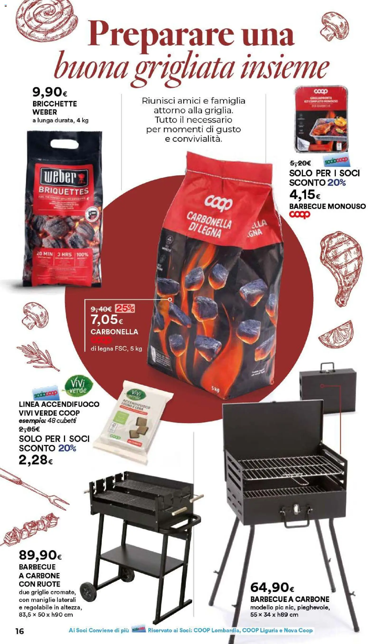 Volantino Ipercoop del 07.05.2026 | Pagina: 16 | Prodotti: Barbecue