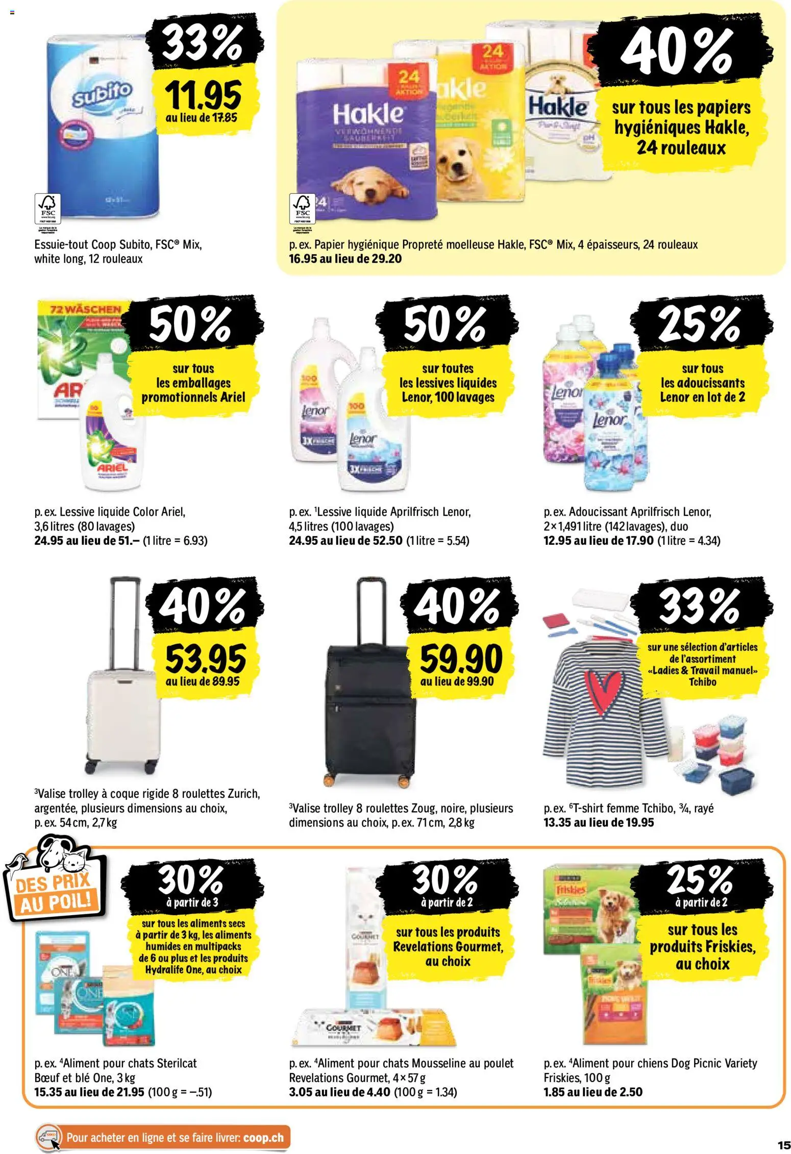 Coop aktionen FR – gültig ab 27.08.2026 | Seite: 15 | Produkte: T-Shirt