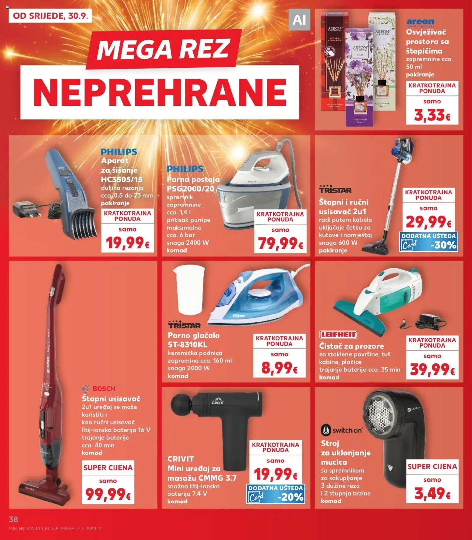 Kaufland HR akciós ujság - amely érvényes a következő dátumtól: 2026.09.30. | Oldal: 38