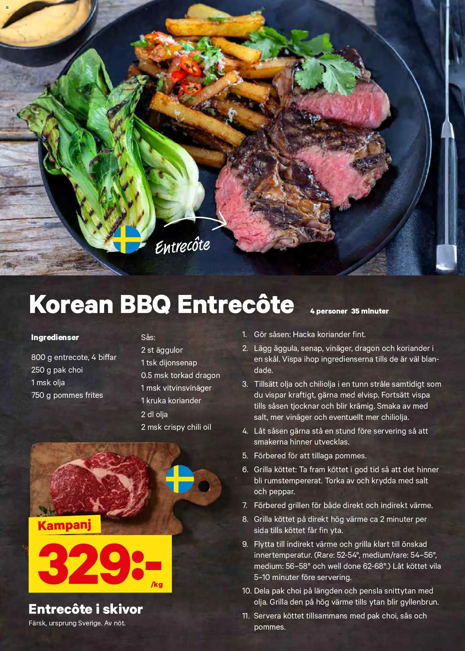 City Gross reklamblad aktuell från 01.06.2026 | Sida: 4 | Produkter: Salt, Entrecote, Olja, Vitvinsvinäger