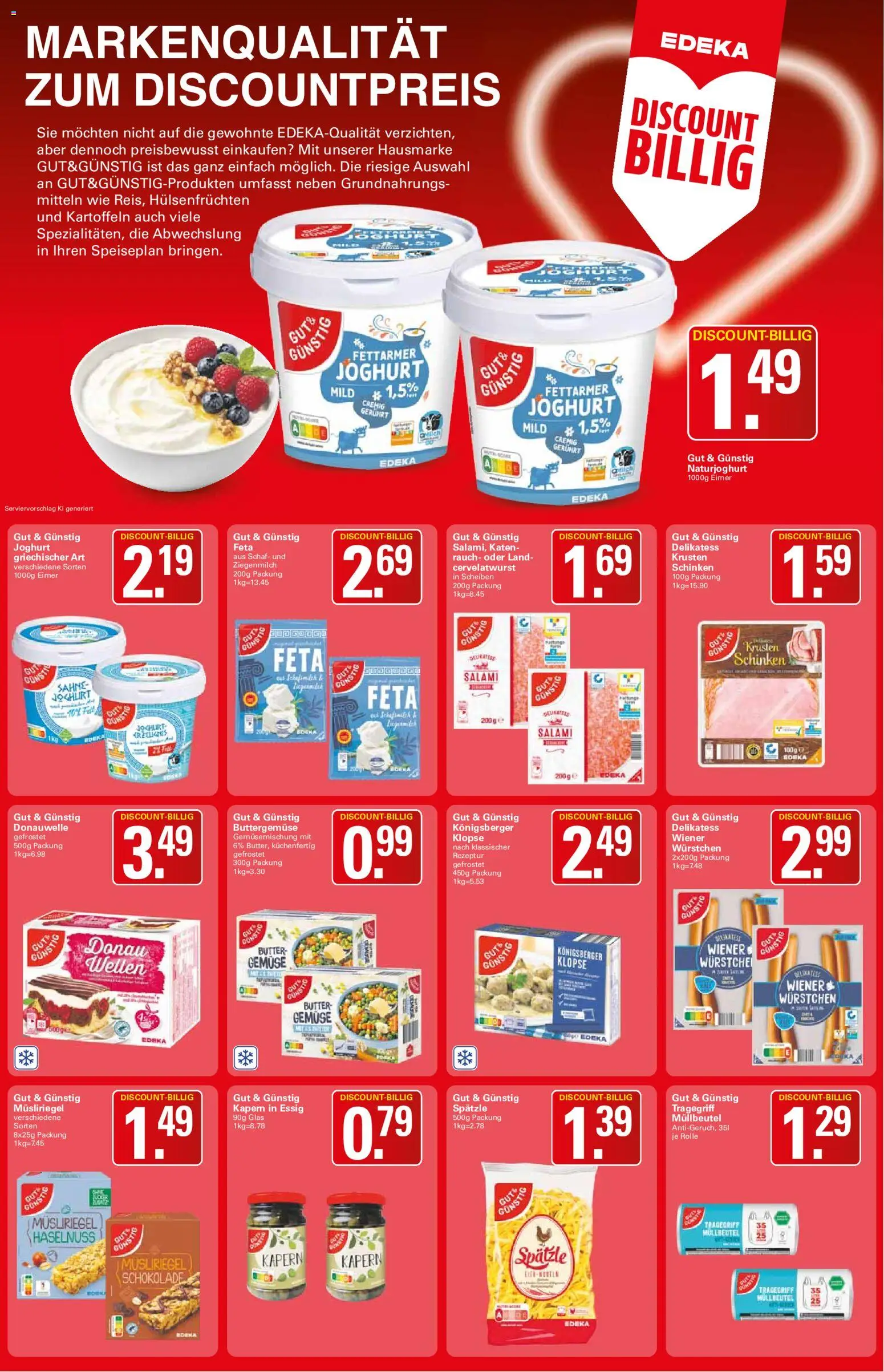 WEZ Prospekt – gültig ab 12.10.2026 | Seite: 15 | Produkte: Schokolade, Kartoffeln, Schinken, Sahne